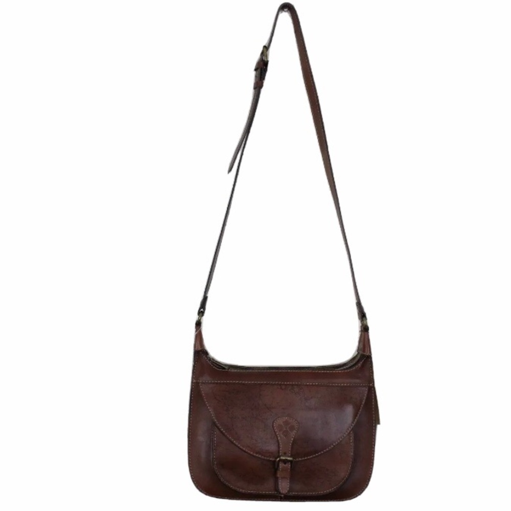 Patricia Nash Map Print Bettola Crossbody Hobo Bag - Picture 2 of 8